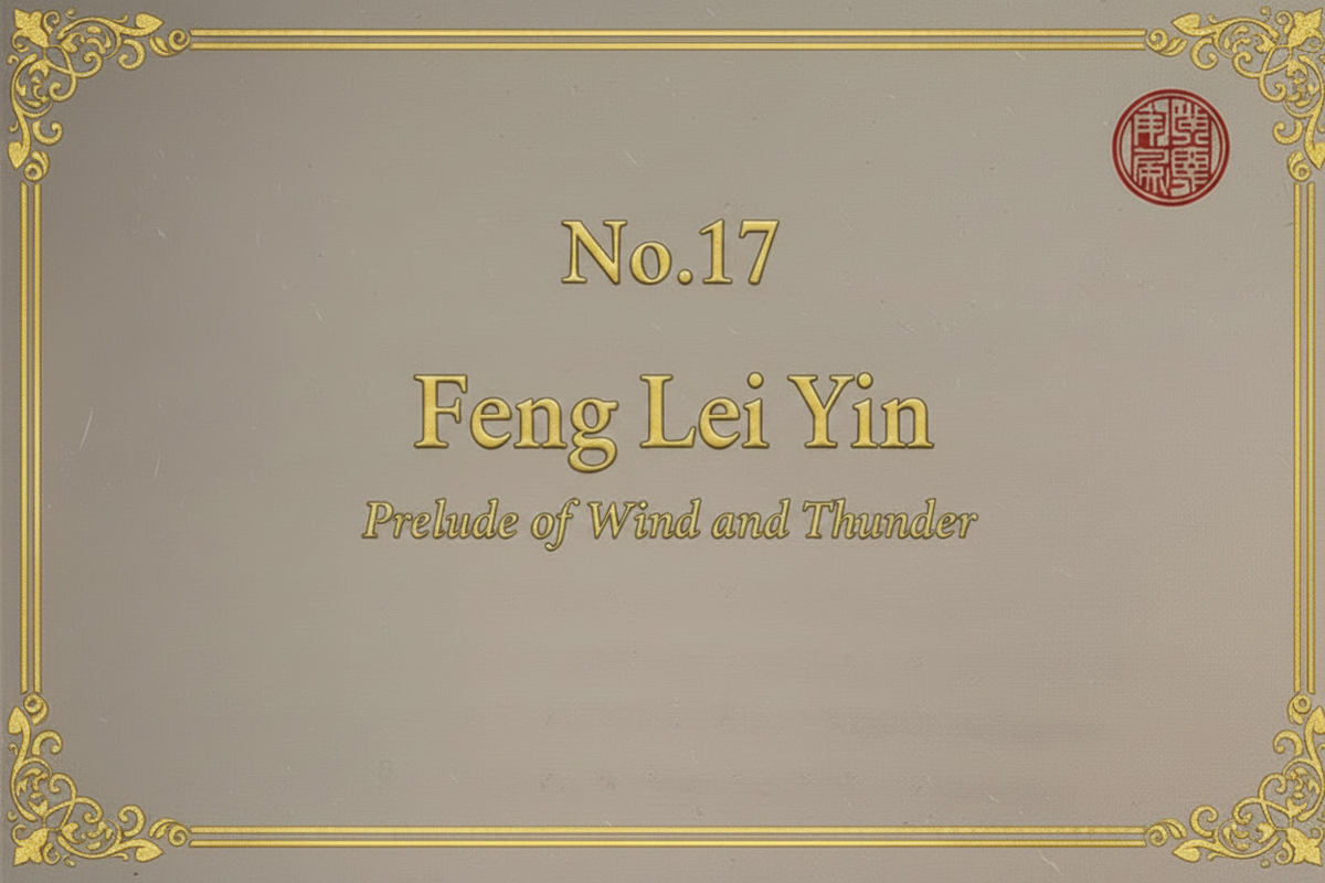 No.17 Feng Lei Yin — Prelude of Wind and Thunder | Mei Yueqiang Guqin Recording
