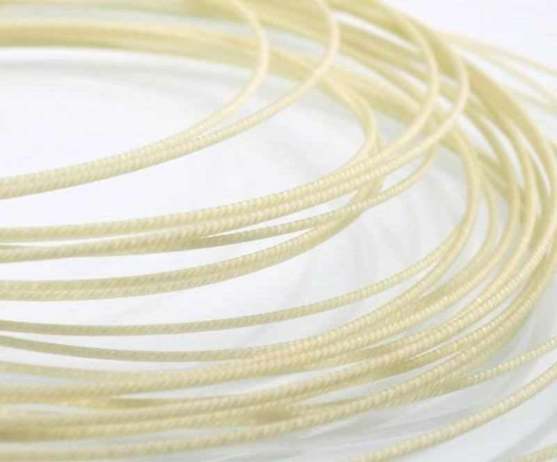 Silk strings for guqin — each string hand-twisted from dozens of individual silk filaments