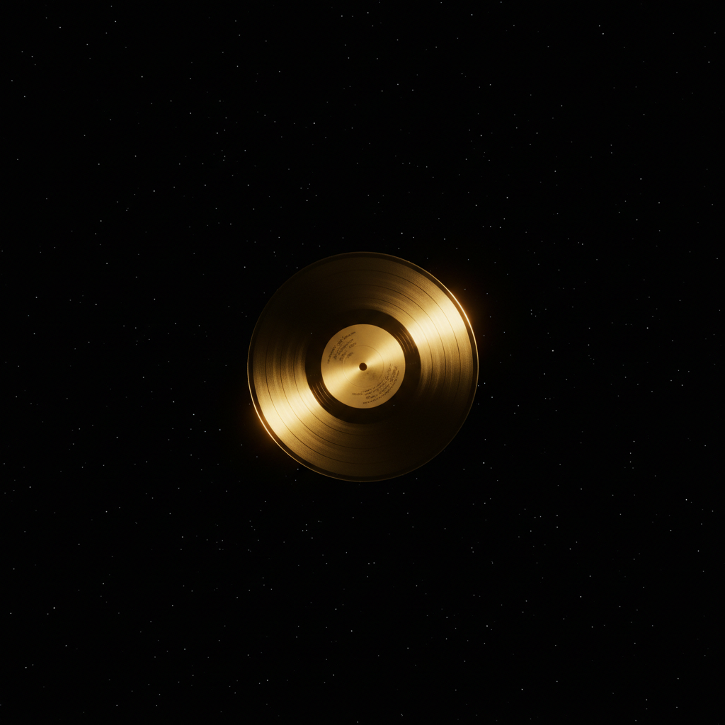 NASA Voyager golden record — the guqin represents humanity in space