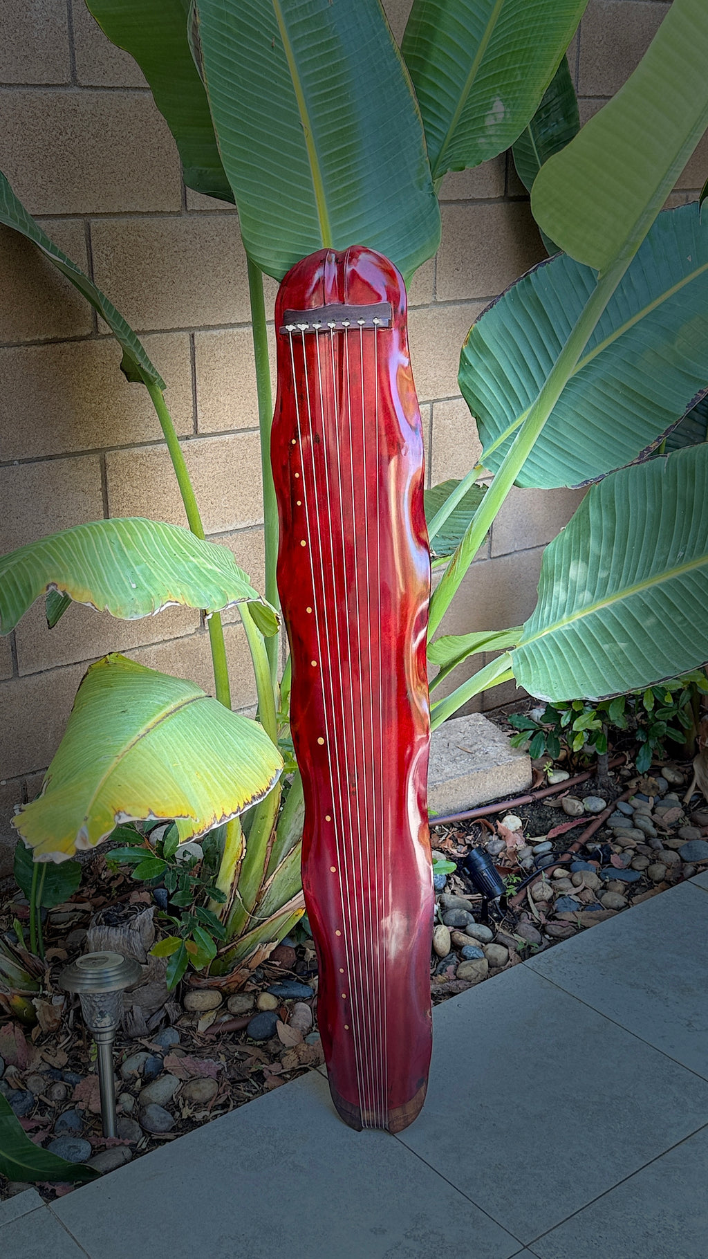 Banana Leaf style guqin / Banana Leaf guqin